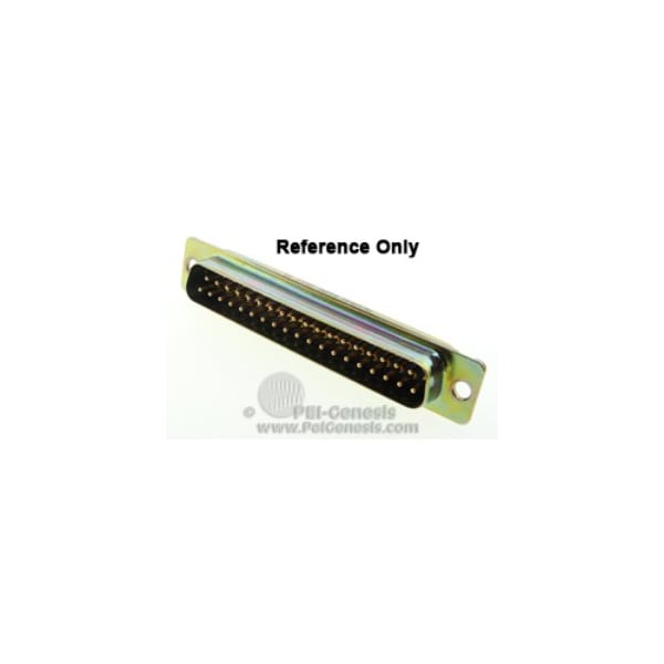 DSUB 37M PCB STR C GF TIN